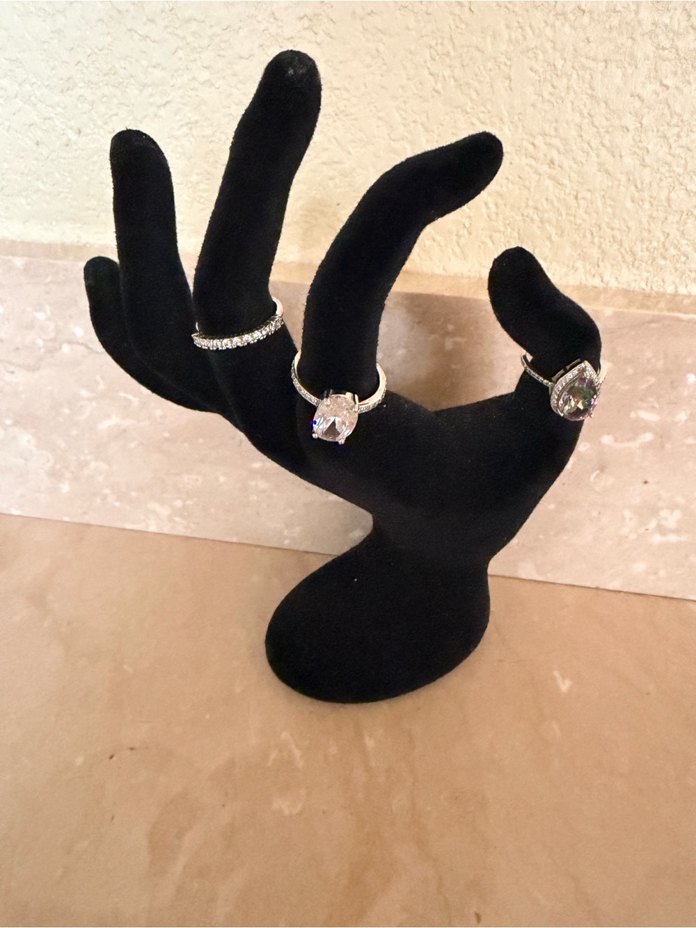 3 Ring in Silver - Women Jewelry Size 6